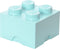 Lego - Opbergbox met Lade Brick 4 - Polypropyleen - Blauw