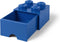 Lego - Opbergbox met Lade Brick 4 - Polypropyleen - Blauw