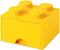 Lego - Opbergbox met Lade Brick 4 - Polypropyleen - Geel