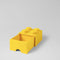 Lego - Opbergbox met Lade Brick 4 - Polypropyleen - Geel