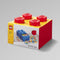 Lego - Opbergbox met Lade Brick 4 - Polypropyleen - Rood