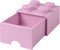 Lego - Opbergbox met Lade Brick 4 - Polypropyleen - Roze