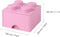Lego - Opbergbox met Lade Brick 4 - Polypropyleen - Roze