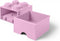 Lego - Opbergbox met Lade Brick 4 - Polypropyleen - Roze