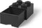 Lego - Opbergbox met Lade Brick 4 - Polypropyleen - Zwart