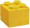 Lego - Opbergbox Mini Brick 4 - Polypropyleen - Geel