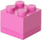 LEGO - Opbergbox Mini Brick 4 - Polypropyleen - Roze