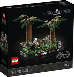 LEGO Star Wars Endor Speederachtervolging Diorama Set - 75353
