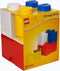 LEGO Storage Opbergbox - 4 stuks - Brick 1 Rond Geel - Brick 1 Vierkant Wit - Brick 2 Rechthoek Blauw - Brick 4 Vierkant Rood - Kunststof - Stapelbaar -