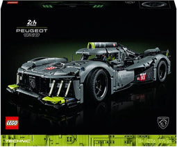 LEGO Technic PEUGEOT 9X8 24H Le Mans Hybrid Hypercar Modelauto Bouwpakket voor Volwassenen - 42156