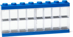 LEGO - Vitrine - voor Minifigures - 16 Vakken - Stapelbaar - Ophangbaar - RechthoekBlauw