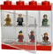 LEGO - Vitrine - voor Minifigures - 8 Vakken - Stapelbaar - Ophangbaar - RechthoekRood