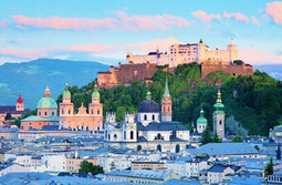 Legpuzzel - 1000 stukjes - Salzburg , Oostenrijk - Piatnik puzzel