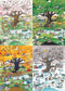 Legpuzzel - 2000 stukjes - De Vier Seizoenen - Heye Puzzel