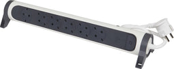 Legrand Premium Contactoos Automaat - Stekkerdoos - Verdeelstrekker 6X2P+A - Schuko - Randaarde Nederland - Verlengsnoer 1.5. Meter