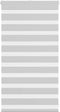 vidaXL - Zebra - rolgordijn - 80x100 - cm - stofbreedte - 75,9 - cm - lichtgrijs