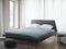 VIENNE - Tweepersoonsbed - Donkergrijs - 180 x 200 cm - Polyester