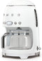 SMEG DCF02WHEU - Filterkoffiemachine - 10 koppen - Wit