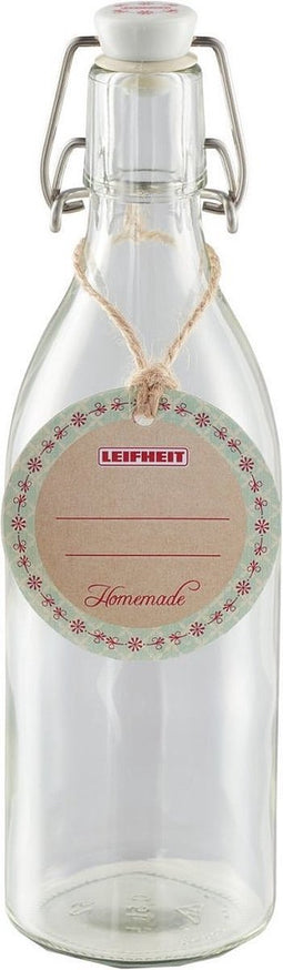 Leifheit 3187 Ronde Weckfles 500 ml Glas/RVS