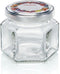 Leifheit 3209 Jampot Zeshoekig 106 ml Glas/Zilver