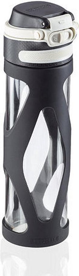 Leifheit 3254 Flip Glazen Drinkfles 600 ml Zwart