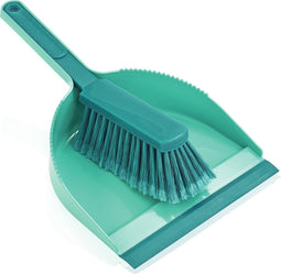 Leifheit Classic stoffer en blik - turquoise