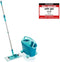 Leifheit Clean Twist M vloerwisser Ergo mobiel - dweil set compleet systeem met wieltjes - 33 cm - 6 liter