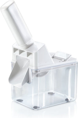 Leifheit Comfortline pruimenontpitter automaat - incl. opvangbak - rvs messen - wit