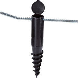 Leifheit droogmolen grondanker - incl. indraaistang - 50 mm diameter - zwart