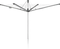 Leifheit droogmolen Linomatic plus 500 droogmolen incl. bodemhuls - 50 m drooglengte - 5 wasmachineladingen - antraciet