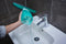 Leifheit Dry & Clean ruitenreiniger - incl. steel (43 cm) - inwasser - smalle zuigmond (17 cm) - click system