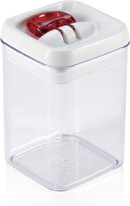 Leifheit fresh & easy voorraaddoos vierkant - 800 ml - wit