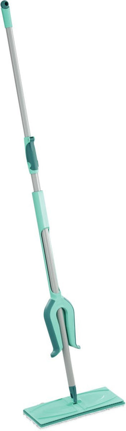Leifheit Picobello vloerwisser M Micro Duo met telescoopsteel - 33 cm wisbreedte - turqouise - grijs