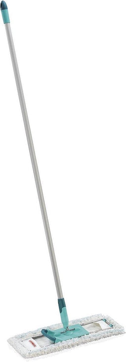 Leifheit Profi vloerwisser XL Cotton Plus - aluminiumsteel 140 cm - 42 cm wisbreedte - 360° draaibare scharnier - Click System