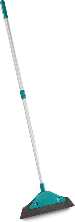 Leifheit Soft & Easy vervangingsschuim schuimbezem - 34 cm wisbreedte - turqouise - zwart - grijs