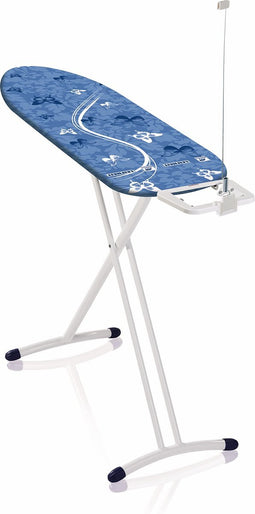 Leifheit strijkplank Air board M Solid - 120 x 38 cm strijkvlak - blauw