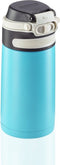 Leifheit thermosbeker Flip - 350 ml - RVS - lichtblauw