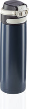 Leifheit thermosbeker Flip - 600 ml - RVS - donkerblauw