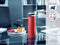Leifheit thermosbeker Flip - 600 ml - RVS - rood