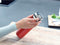 Leifheit thermosbeker Flip - 600 ml - RVS - rood