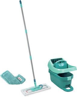 Leifheit vloerwisser Profi XL - compleet systeem met wieltjes - micro duo doek + EXTRA static stofdoek - 42 cm wisbreedte
