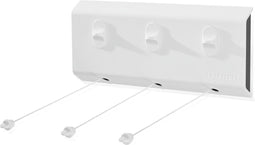 Leifheit wanddroogrek Rollfix triple 150 longline - 15 m drooglengte - ophangbaar - wit
