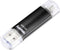 Hama Laeta Twin - USB-stick - 128GB USB 3.2 Gen 1 en micro-USB 2.0 - Zwart