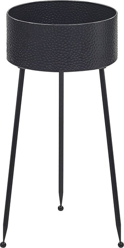 LEIKA - Plantenbak - Zwart - 29 cm - IJzer