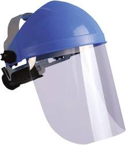 Leipold Doehle 2669 Gezichtsscherm Blauw, Transparant EN 166 DIN 166