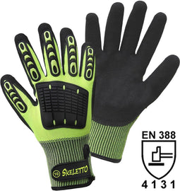 Leipold Doehle SKELETTO 1200-10 Werkhandschoen Nitril Maat (handschoen): 10 EN 388 Cat II 1 paar