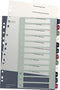 Leitz 1238 Style Register Din A4 1-12 Polypropyleen Meerdere Kleuren 12 Tabbladen 1238-00-00