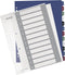 Leitz 1238 Style Register Din A4 1-12 Polypropyleen Meerdere Kleuren 12 Tabbladen 1238-00-00