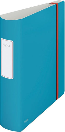Leitz 180° Active Cosy Kunststof Ordner met Rugetiket - 2 Rings A4 - Rugbreedte van 82mm - Sereen Blauw