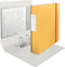 Leitz 180° Active Cosy Kunststof Ordner met Rugetiket - 2 Rings A4 - Rugbreedte van 82mm - Warm Geel